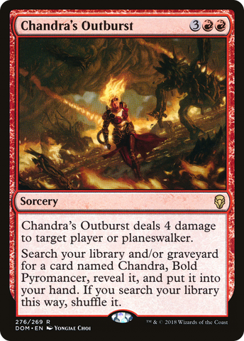 Chandra's Outburst [Dominaria] - The Mythic Store | 24h Order Processing