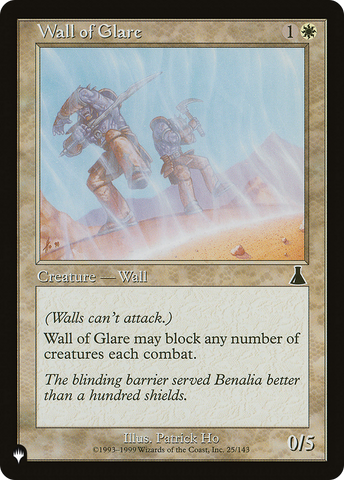 Wall of Glare [The List] - The Mythic Store | 24h Order Processing