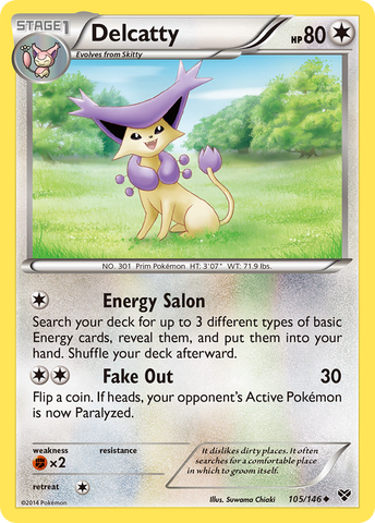 Delcatty (105/146) [XY: Base Set] - The Mythic Store | 24h Order Processing