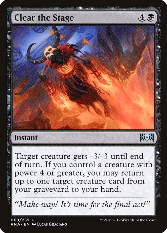 Clear the Stage [Ravnica Allegiance] - The Mythic Store | 24h Order Processing