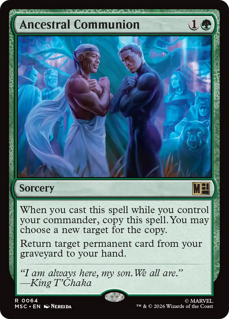 Ancestral Communion (Surge Foil) [Marvel Super Heroes Commander] - The Mythic Store | 24h Order Processing