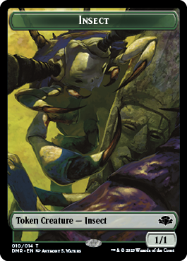 Insect // Marit Lage Double-Sided Token [Dominaria Remastered Tokens] - The Mythic Store | 24h Order Processing