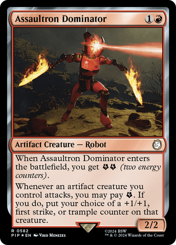 Assaultron Dominator (Surge Foil) [Fallout] - The Mythic Store | 24h Order Processing