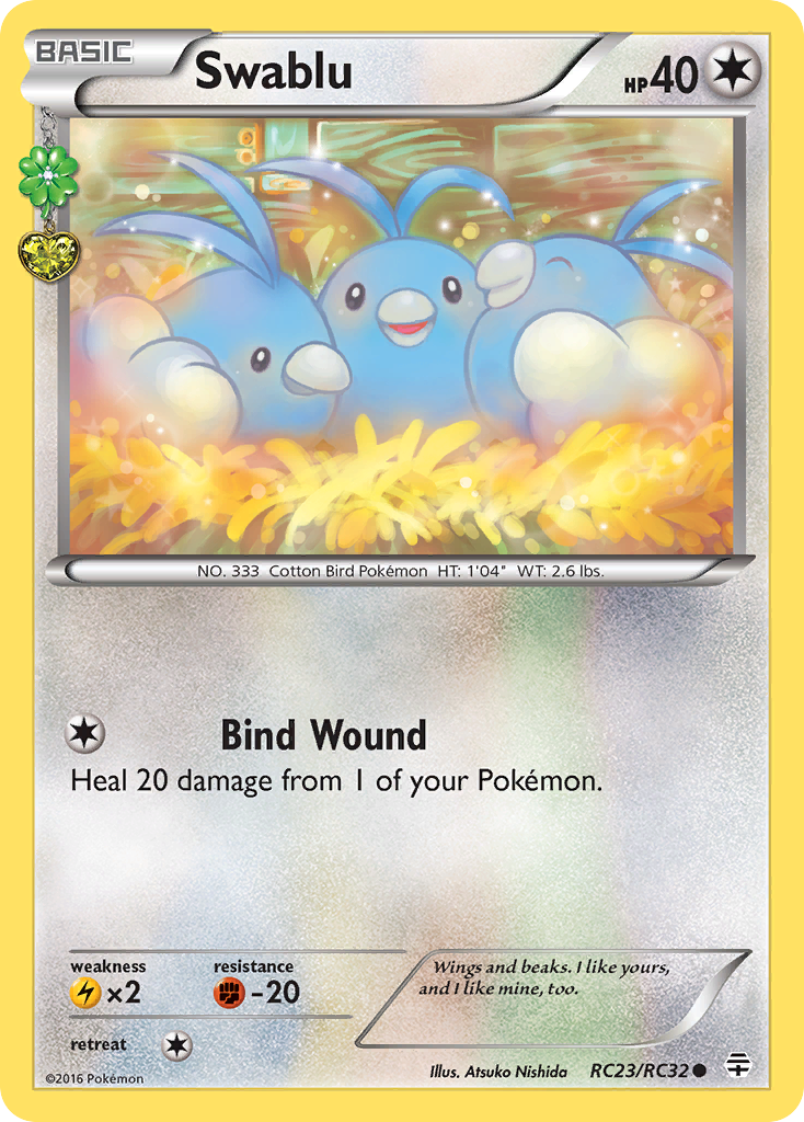Swablu (RC23/RC32) [XY: Generations] - The Mythic Store | 24h Order Processing