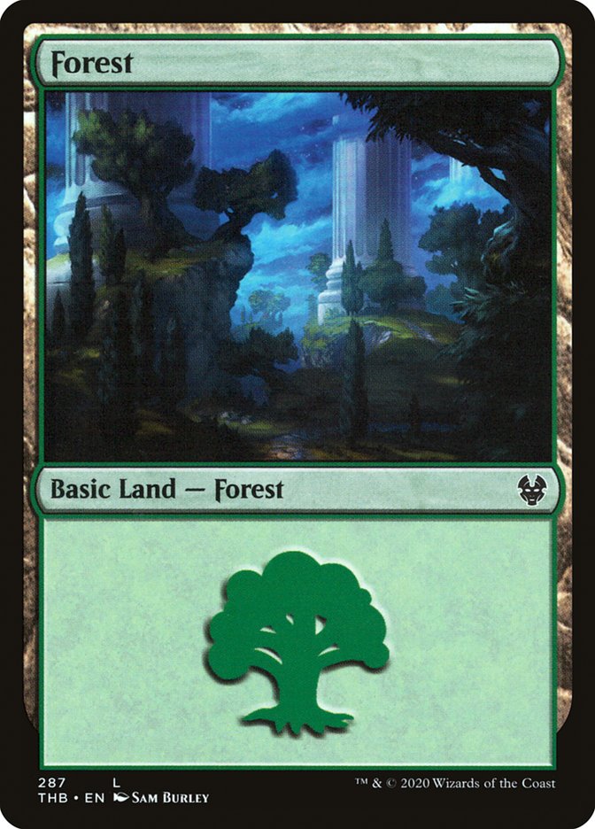 Forest (287) [Theros Beyond Death] - The Mythic Store | 24h Order Processing