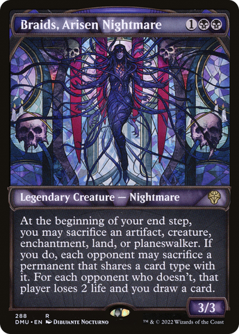 Braids, Arisen Nightmare (Showcase) [Dominaria United] - The Mythic Store | 24h Order Processing