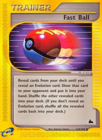 Fast Ball (124/144) [Skyridge] - The Mythic Store | 24h Order Processing