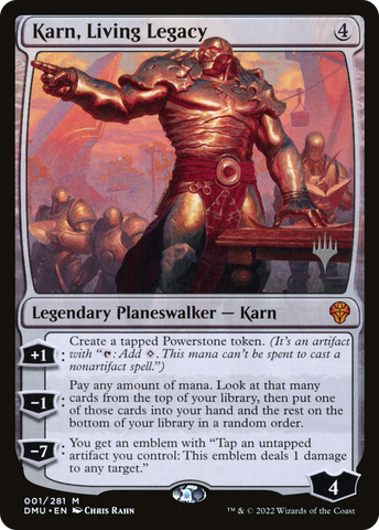 Karn, Living Legacy (Promo Pack) [Dominaria United Promos] - The Mythic Store | 24h Order Processing
