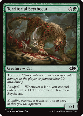 Territorial Scythecat [Foundations Jumpstart] - The Mythic Store | 24h Order Processing