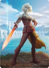 Nahiri, Heir of the Ancients 1 Art Card [Zendikar Rising Art Series] - The Mythic Store | 24h Order Processing