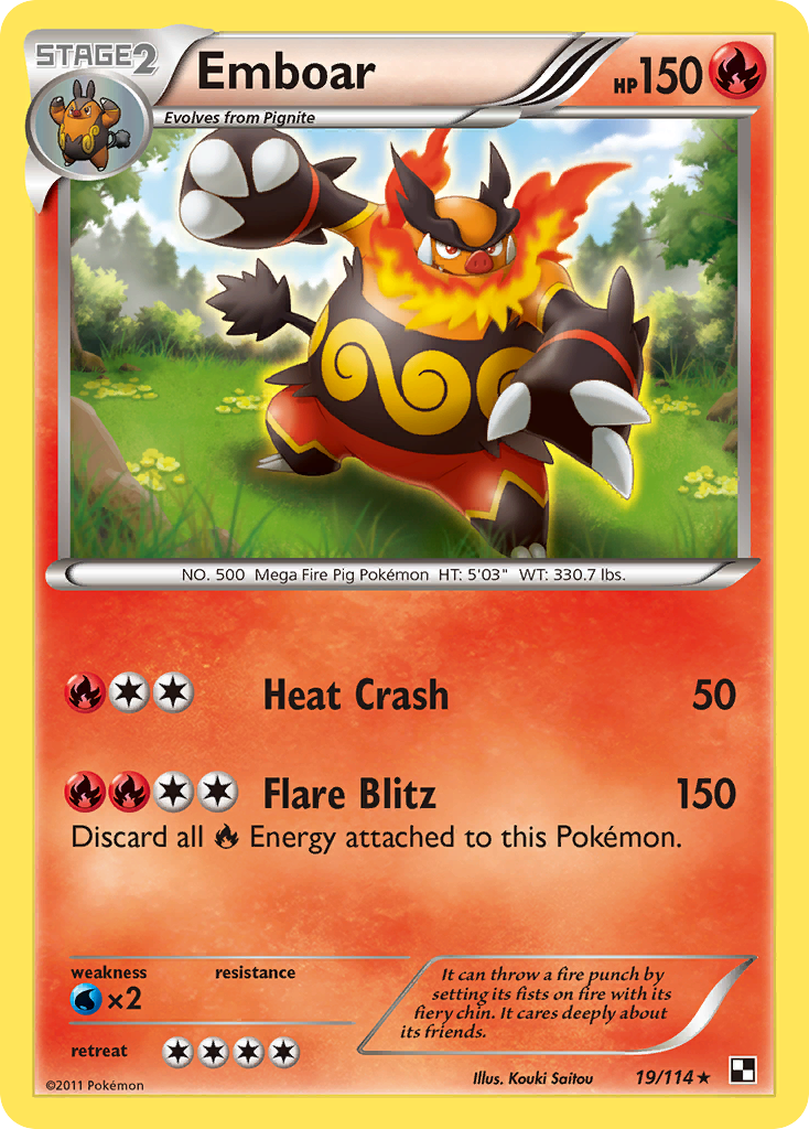Emboar (19/114) [Black & White: Base Set] - The Mythic Store | 24h Order Processing