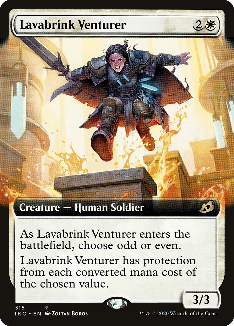 Lavabrink Venturer (Extended Art) [Ikoria: Lair of Behemoths] - The Mythic Store | 24h Order Processing