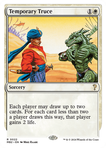 Temporary Truce (White Border) [Mystery Booster 2] - The Mythic Store | 24h Order Processing