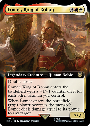 Eomer, King of Rohan (Extended Art) [The Lord of the Rings: Tales of Middle-Earth Commander] - The Mythic Store | 24h Order Processing