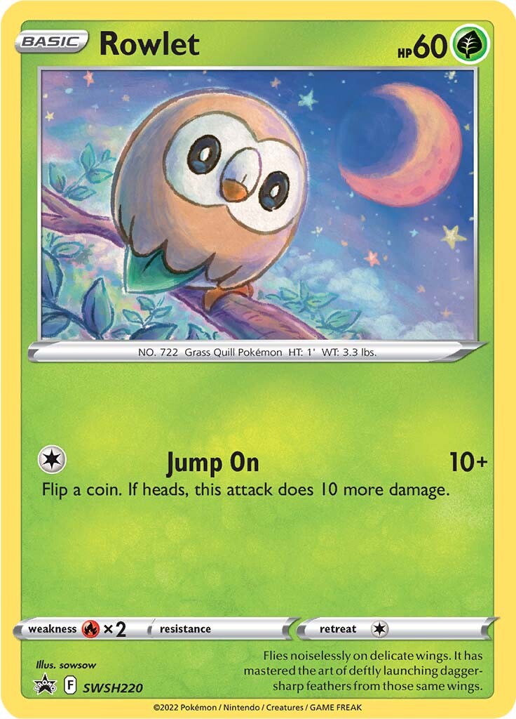Rowlet (SWSH220) [Sword & Shield: Black Star Promos] - The Mythic Store | 24h Order Processing