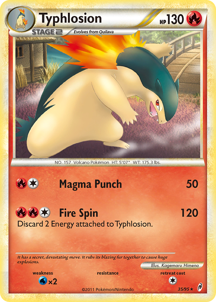 Typhlosion (35/95) [HeartGold & SoulSilver: Call of Legends] - The Mythic Store | 24h Order Processing