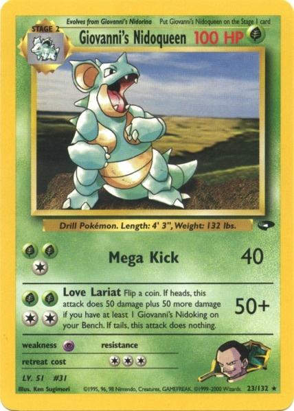 Giovanni's Nidoqueen (23/132) [Gym Challenge Unlimited] - The Mythic Store | 24h Order Processing
