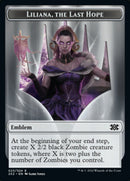 Liliana, the Last Hope Emblem // Spirit (002) Double-Sided Token [Double Masters 2022 Tokens] - The Mythic Store | 24h Order Processing
