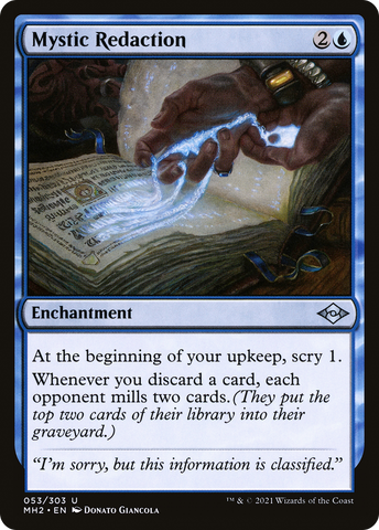 Mystic Redaction [Modern Horizons 2] - The Mythic Store | 24h Order Processing