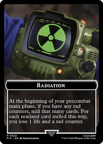 Radiation // Human Soldier Double-Sided Token [Fallout Tokens] - The Mythic Store | 24h Order Processing