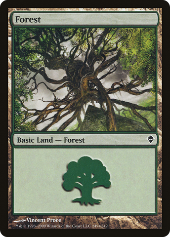 Forest (249a) [Zendikar] - The Mythic Store | 24h Order Processing