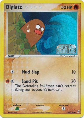 Diglett (50/100) (Stamped) [EX: Crystal Guardians] - The Mythic Store | 24h Order Processing