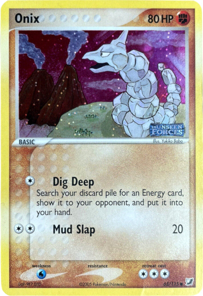 Onix (65/115) (Stamped) [EX: Unseen Forces] - The Mythic Store | 24h Order Processing