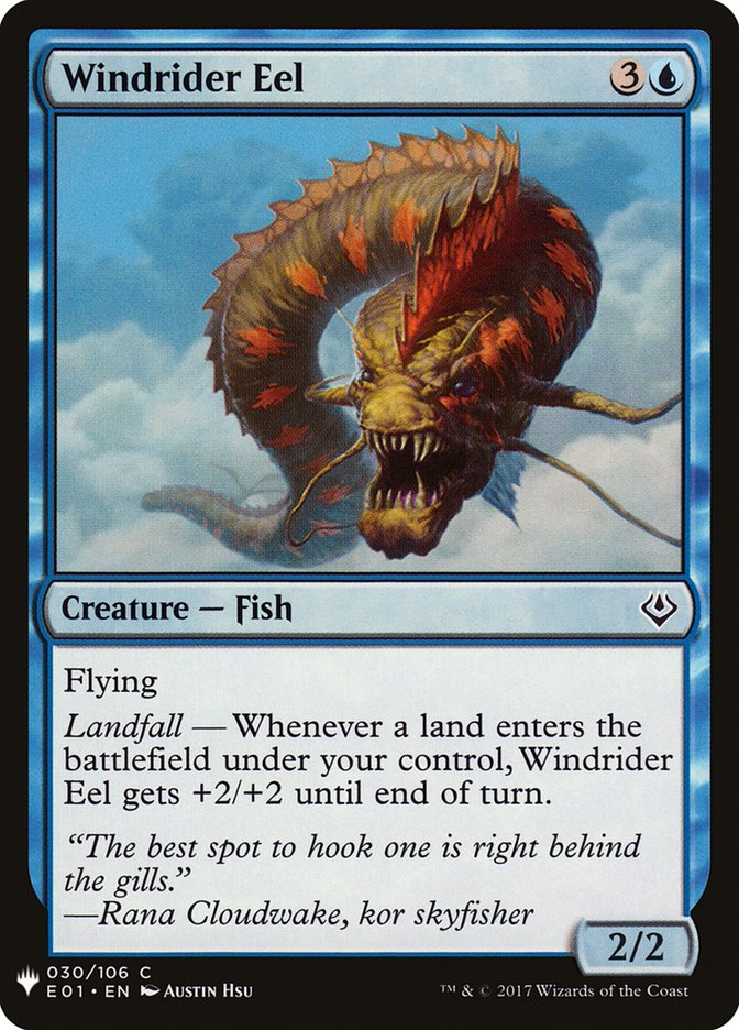 Windrider Eel [Mystery Booster] - The Mythic Store | 24h Order Processing
