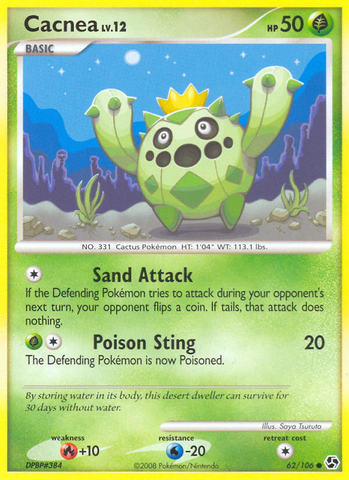 Cacnea (62/106) [Diamond & Pearl: Great Encounters] - The Mythic Store | 24h Order Processing