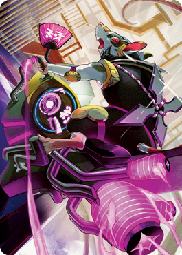 Nashi, Moon Sage's Scion Art Card [Kamigawa: Neon Dynasty Art Series] - The Mythic Store | 24h Order Processing