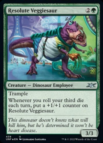 Resolute Veggiesaur (Galaxy Foil) [Unfinity] - The Mythic Store | 24h Order Processing