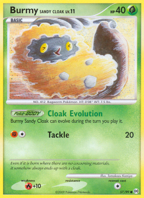 Burmy Sandy Cloak (57/99) [Platinum: Arceus] - The Mythic Store | 24h Order Processing