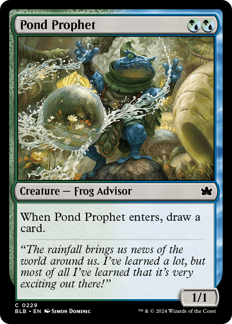 Pond Prophet [Bloomburrow] - The Mythic Store | 24h Order Processing