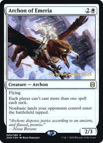 Archon of Emeria [Zendikar Rising Prerelease Promos] - The Mythic Store | 24h Order Processing