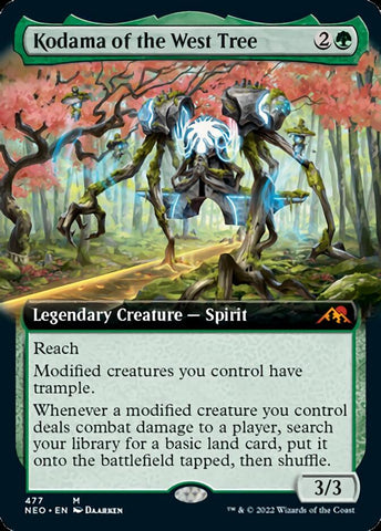Kodama of the West Tree (Extended Art) [Kamigawa: Neon Dynasty] - The Mythic Store | 24h Order Processing