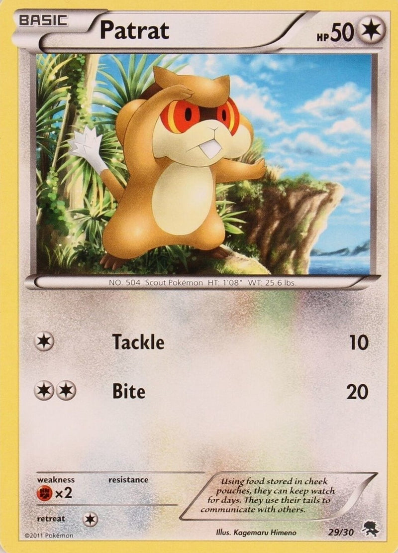 Patrat (29/30) [Black & White: Trainer Kit - Zoroark] - The Mythic Store | 24h Order Processing