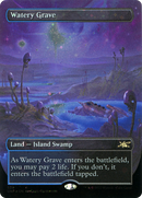 Watery Grave (Borderless) (Galaxy Foil) [Unfinity] - The Mythic Store | 24h Order Processing