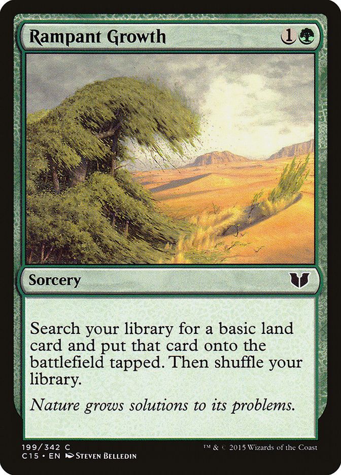 Rampant Growth [Commander 2015] - The Mythic Store | 24h Order Processing