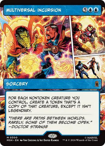 Multiversal Incursion (Borderless) [Marvel Super Heroes] - The Mythic Store | 24h Order Processing