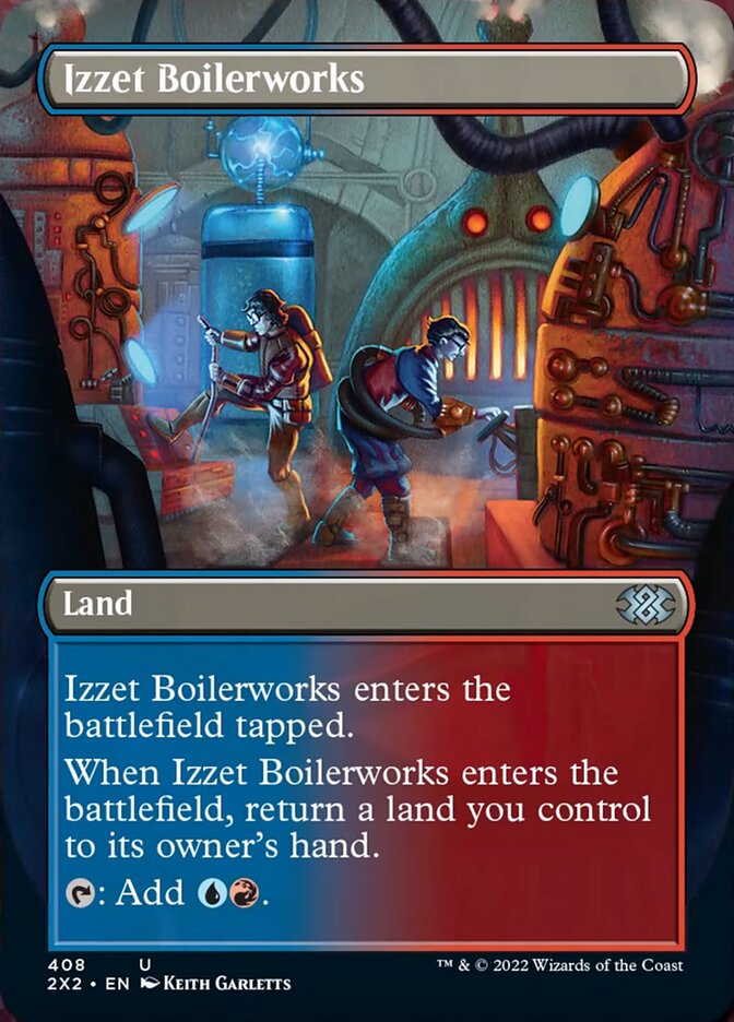 Izzet Boilerworks (Borderless Alternate Art) [Double Masters 2022] - The Mythic Store | 24h Order Processing