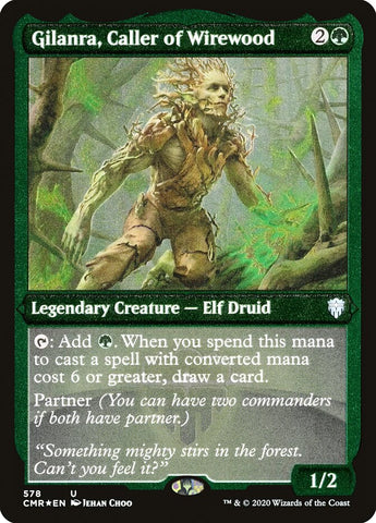 Gilanra, Caller of Wirewood (Etched) [Commander Legends] - The Mythic Store | 24h Order Processing