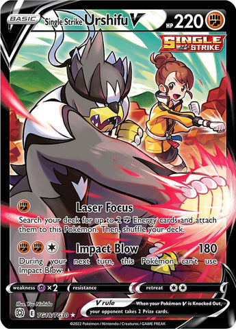 Single Strike Urshifu V (TG18/TG30) [Sword & Shield: Brilliant Stars] - The Mythic Store | 24h Order Processing