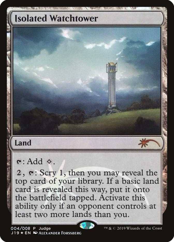 Isolated Watchtower [Judge Gift Cards 2019] - The Mythic Store | 24h Order Processing