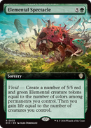 Elemental Spectacle (Extended Art) [Lorwyn Eclipsed Commander] - The Mythic Store | 24h Order Processing