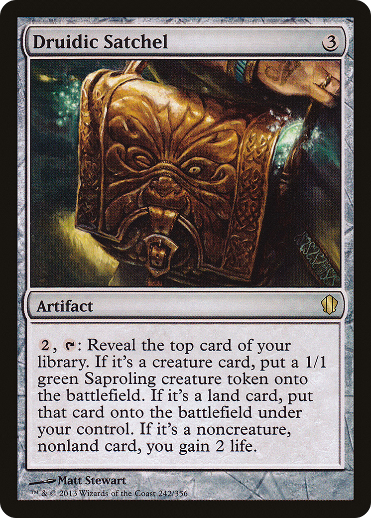 Druidic Satchel [Commander 2013] - The Mythic Store | 24h Order Processing