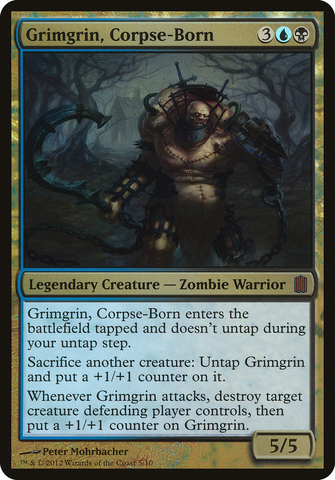 Grimgrin, Corpse-Born (Oversized) [Commander's Arsenal Oversized] - The Mythic Store | 24h Order Processing