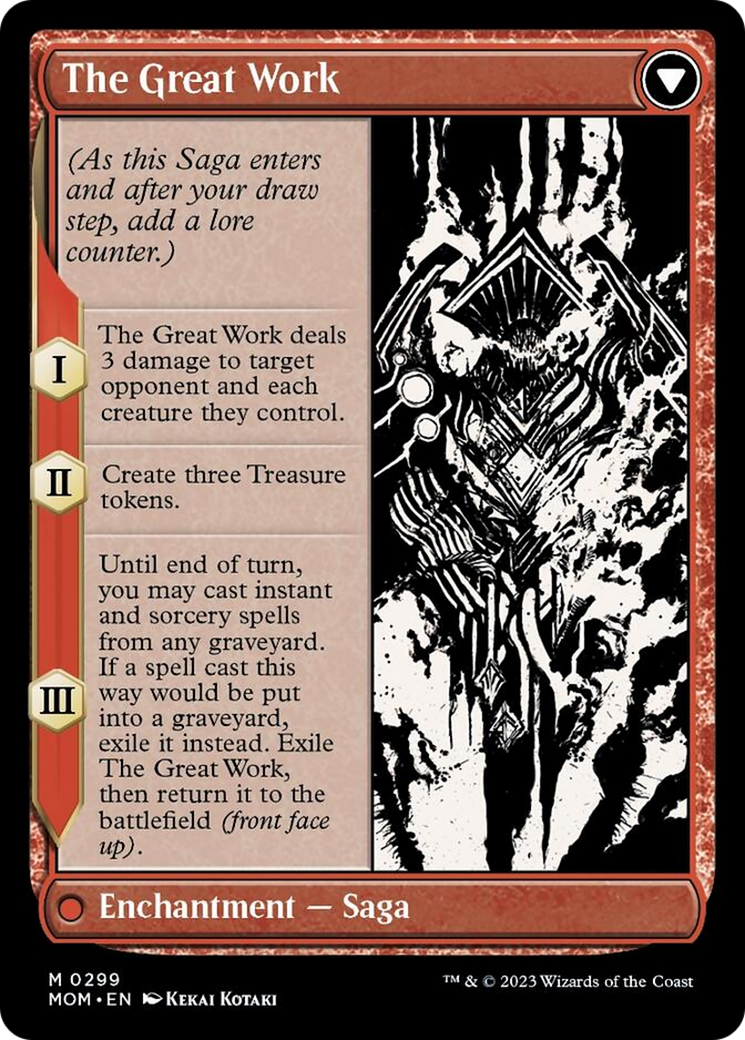 Urabrask // The Great Work (Showcase Planar Booster Fun) [March of the Machine] - The Mythic Store | 24h Order Processing
