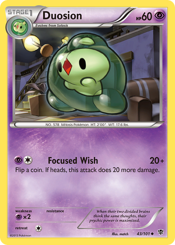 Duosion (43/101) [Black & White: Plasma Blast] - The Mythic Store | 24h Order Processing
