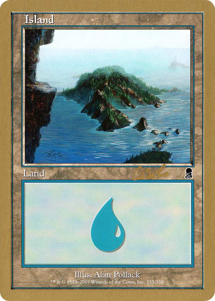 Island (cr335) (Carlos Romao) [World Championship Decks 2002] - The Mythic Store | 24h Order Processing