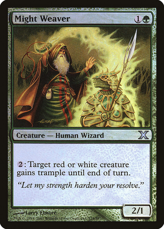 Might Weaver (Premium Foil) [Tenth Edition] - The Mythic Store | 24h Order Processing